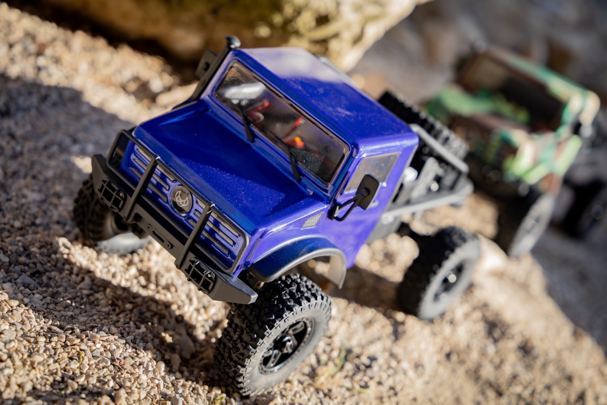 Automodel Absima Scara 1:18 EVO Crawler "Trail Hunter V2" - 2 Viteze  (Albastru) RTR